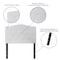 Flash Furniture Cambridge Headboard, Twin Size, White Fbrc HG-HB1708-T-W-GG - alternate 9